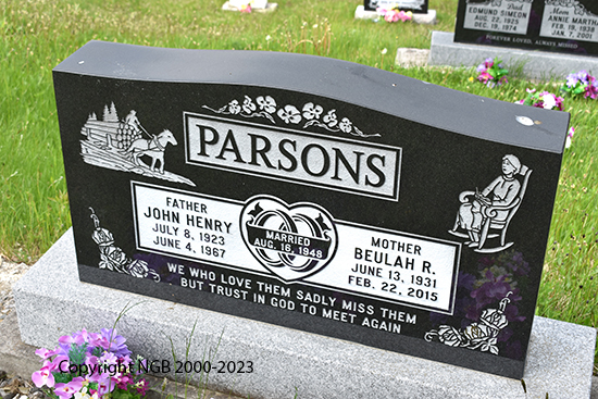 John Henry & Beulah R. Parsons