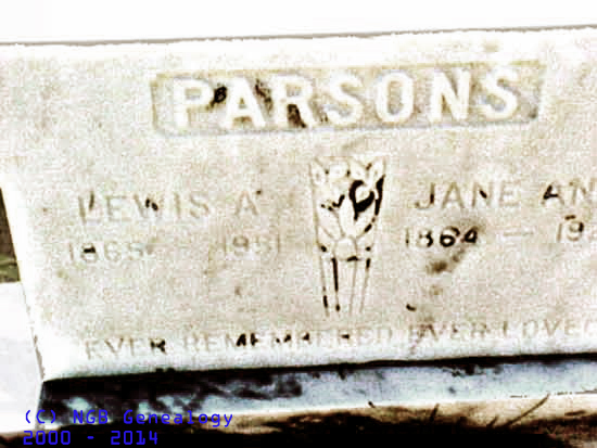 Lewis A. and Jane A. PARSONS
