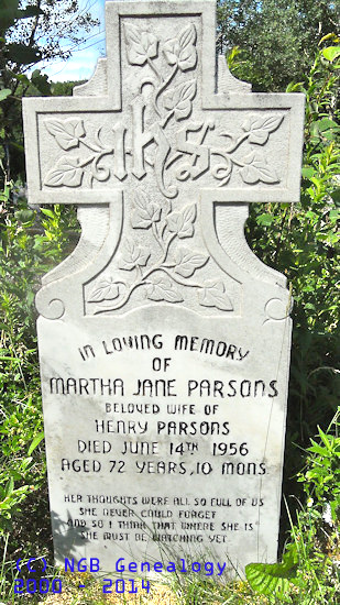 Martha Jane Parsons
