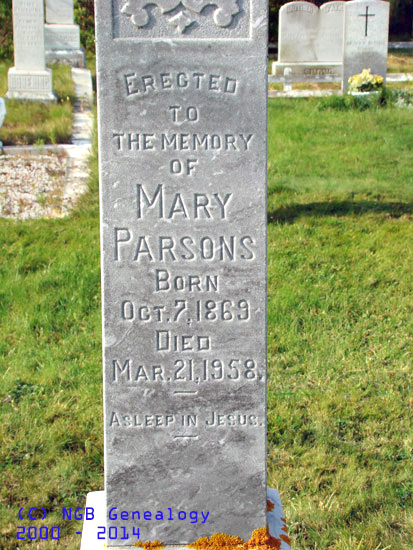 Mary Parsons