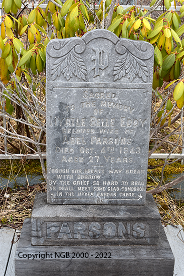 Myrtle Belle Eddy Parsons