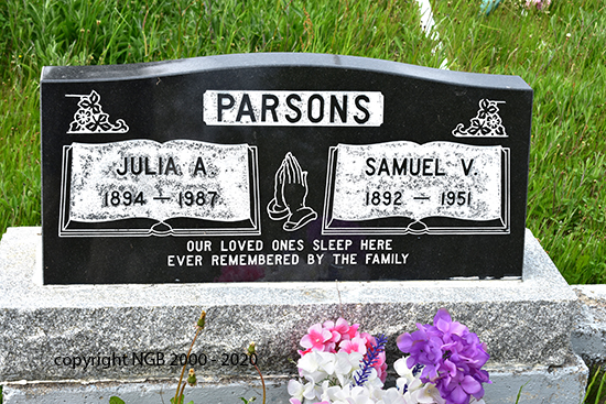 Julia A. & Samuel V. Parsons