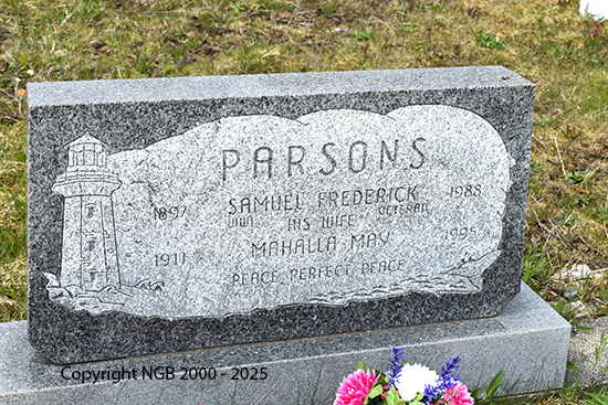 Samuel Frederick & Mahalla May Parsons