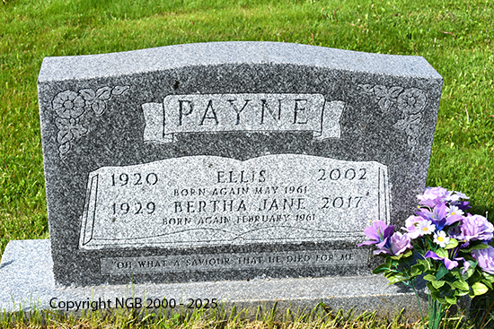 Ellis & Bertha Jane Payne