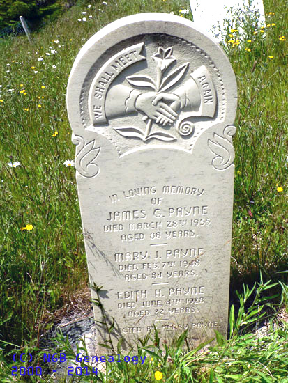 James, Mary and Edith Payne