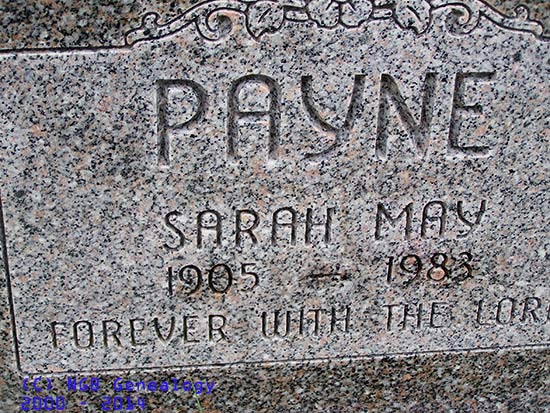 SArah May Payne