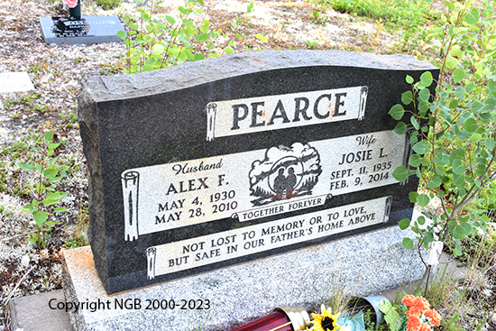 Alexx F. & Josie L. Pearce
