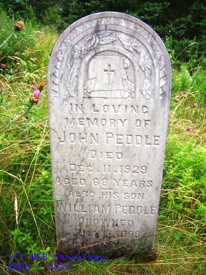 John and William Peddle