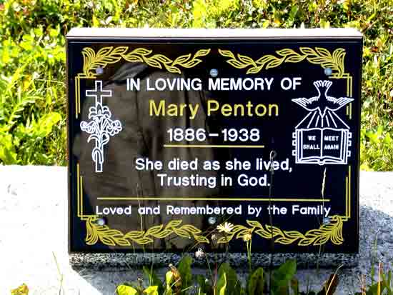 Mary  PENTON