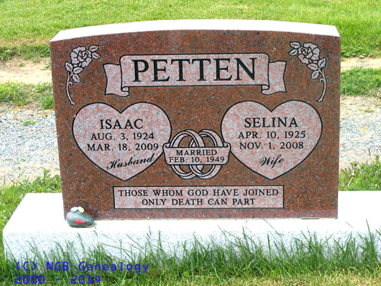 Isaac and Selina Petten