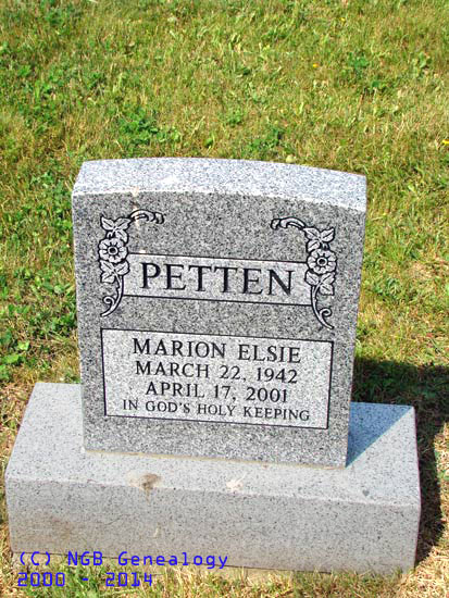 Marion Elsie Petten