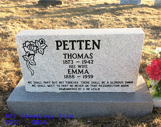 Thomas & Emma Petten