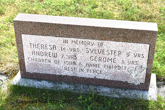 Theresa, Andrew, Sylvester & Gerome Philpott