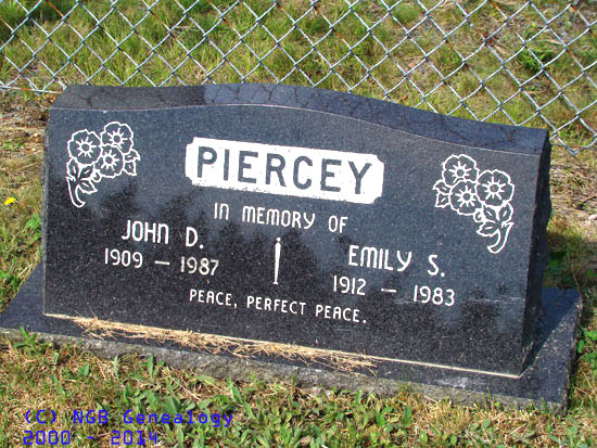 John D. and Emily S. Piercey