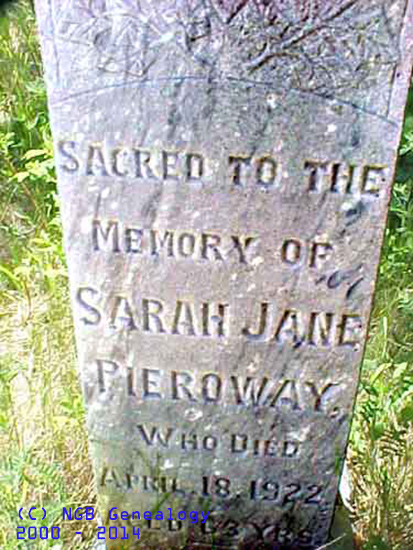 Sarah Jane PIEROWAY