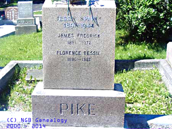 Jessie, James and Florence PIKE