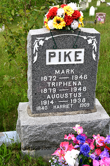 Mark, Tryphena & Augustus Pike