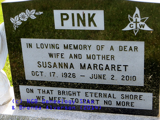 Susanna Margaret Pink