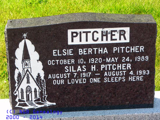 Elsie Bertha and Silas H. Pitcher