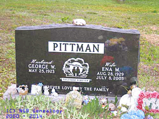 George W. & Ena M. Pittman