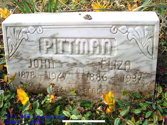 John & Eliza Pittmqn