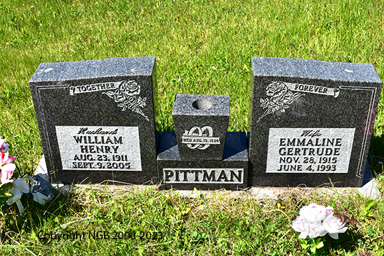 William Henry & Emmeline Gertrude Pittman