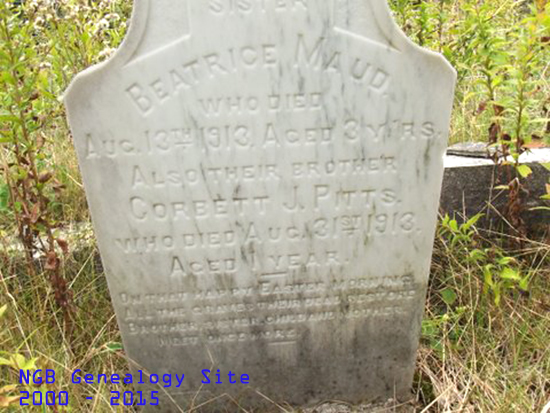 Beatrice Maud & Corbett J. Pitts