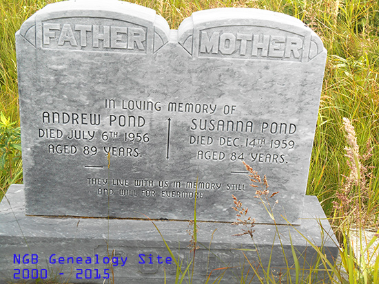 Andrew & Susanna Pond