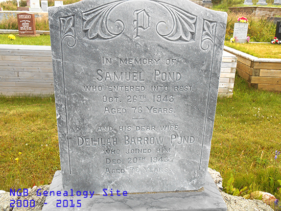 Samuel & Delilah Barrow Pond