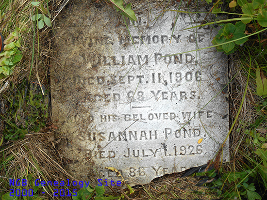 William & Susannah Pond