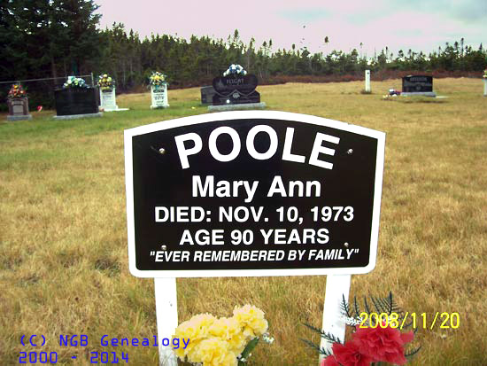 Mary Ann Poole