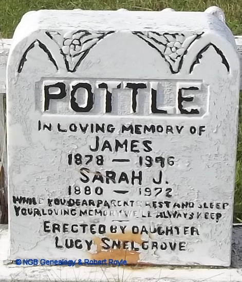 James & Sarah J. Pottle