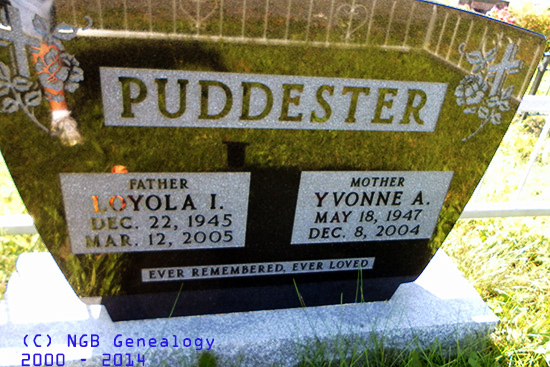 Loyola I. & Yvonne A. Puddester