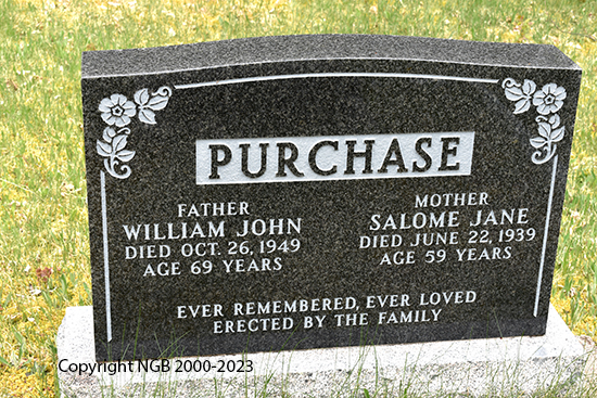 William John & Salome Jane Purchase