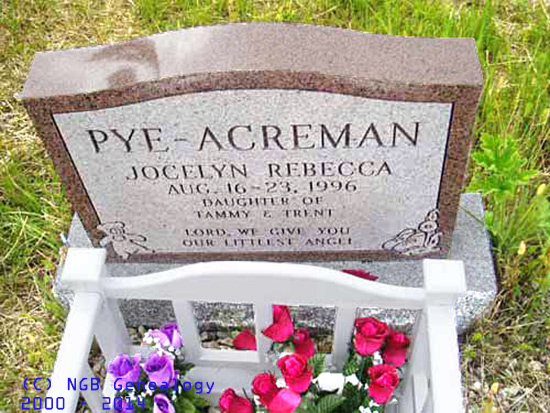 Jocelyn Rebecca Pye-Acreman