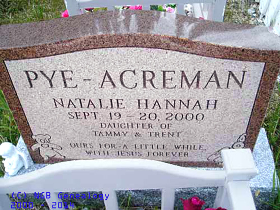 Natalie Hannah Pye-Acreman