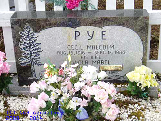 Cecil Malcolm & Viola Mabel Pye