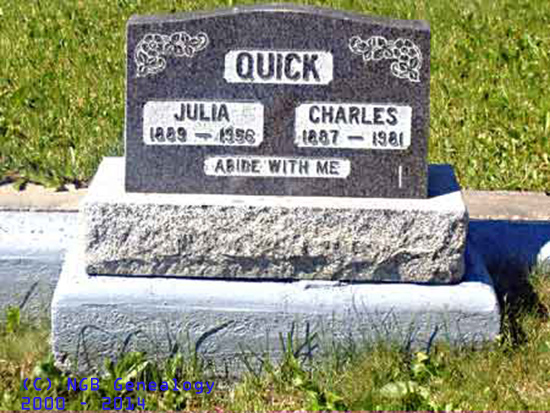 Charles and Julia QUICK