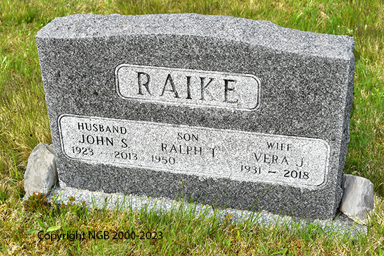 John S., Ralph I & Vera J. Raike