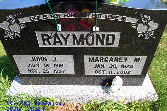 John J. & Margaret M. Raymond