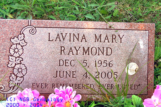 Lavina Mary Raymond