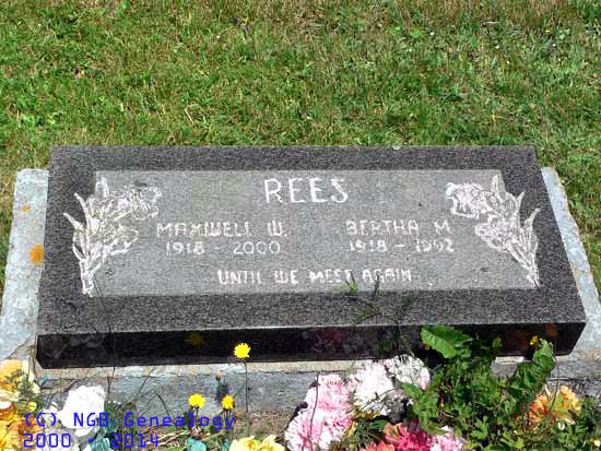 Maxwell and Bertha Rees