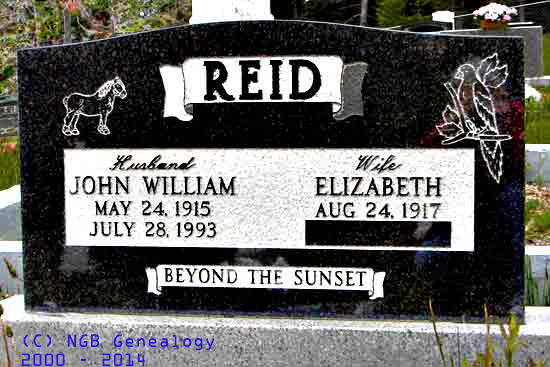 John and Elizabeth Reid