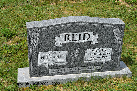 Peter Reuben & Leah Gladys Reid