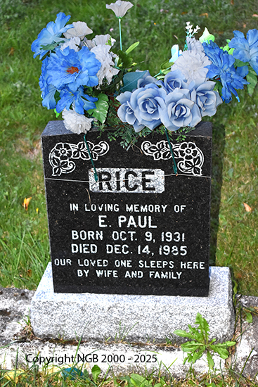 E. Paul Rice