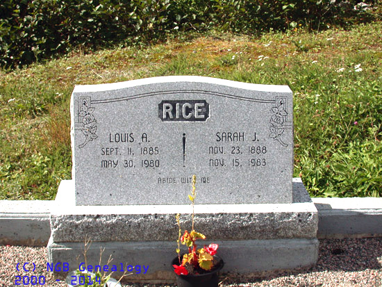 Louis and Sarah Rice