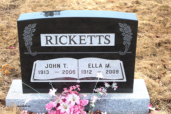 John T. & Ella M. Ricketts