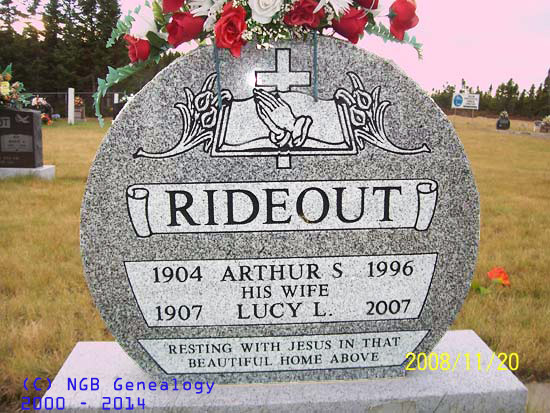 Arthur and Lucy Rideout