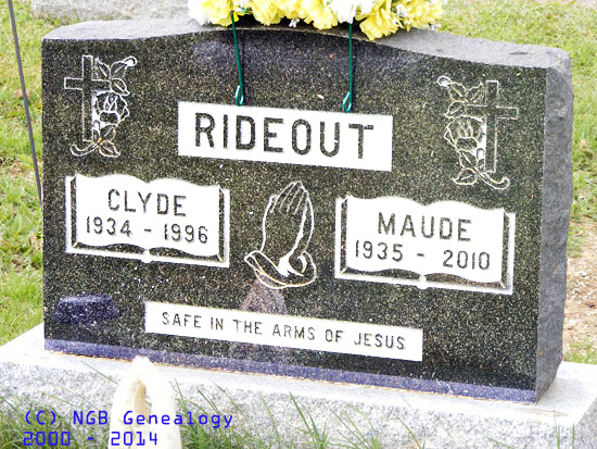 Clyde and Maude Rideout