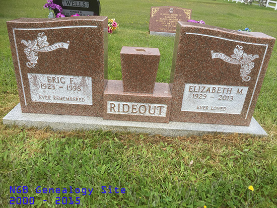 Eric F. & Elizabeth M. Rideout